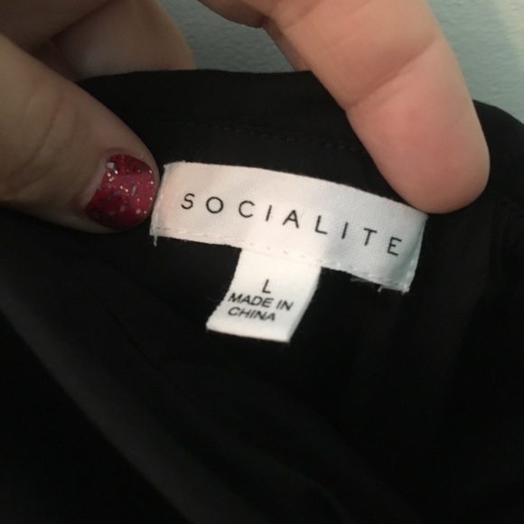 New Black One Shoulder Socialite Mini Dress Party Sexy Large Short LBD Ruffled - Picture 5 of 6